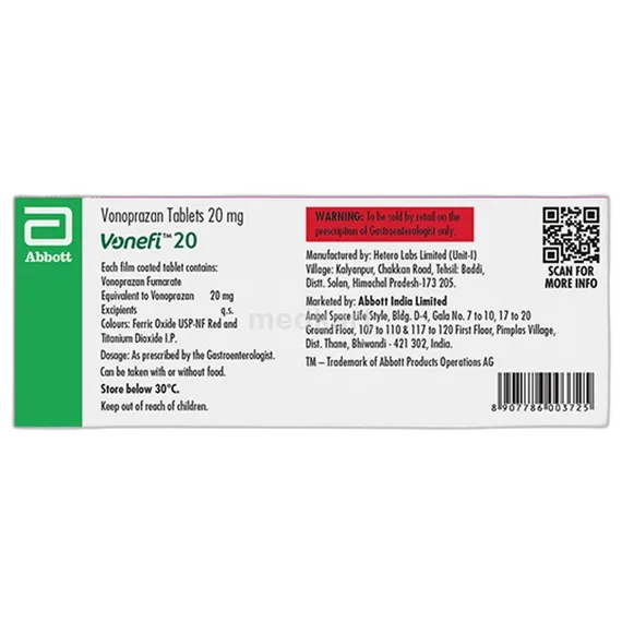 vonefi 20 tablet 10's